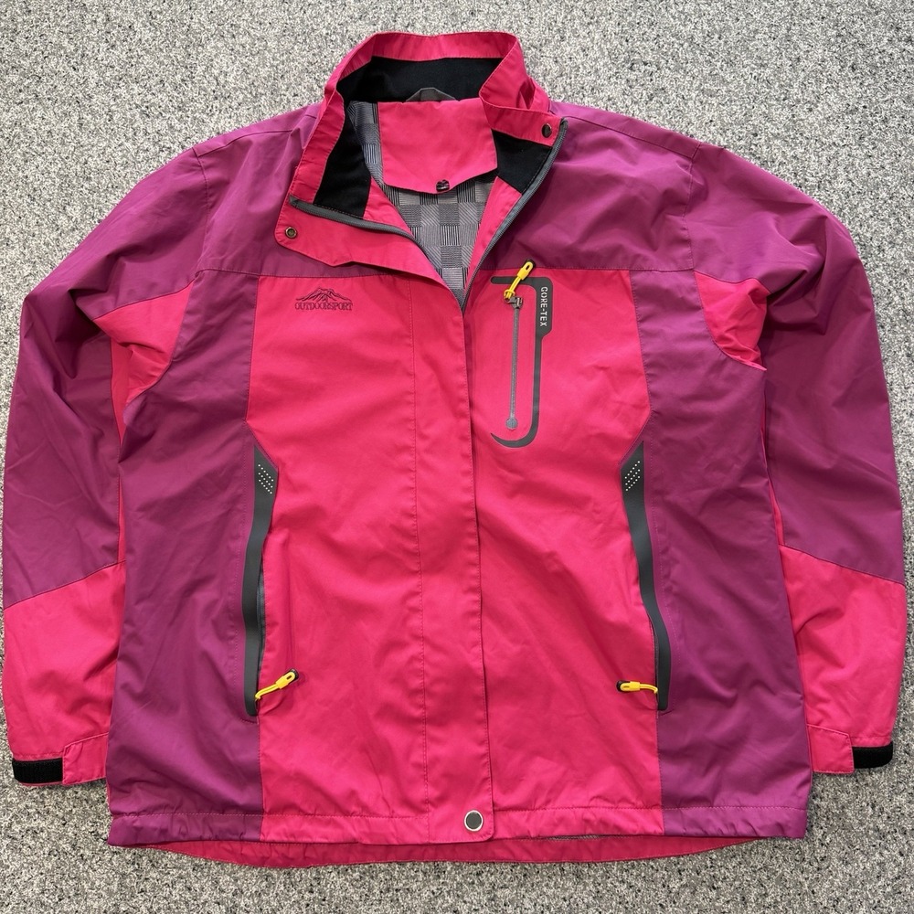 Outdoor Sport GORE-TEX Jacket Womens 2XL Pink Oscillator Series Waterproof